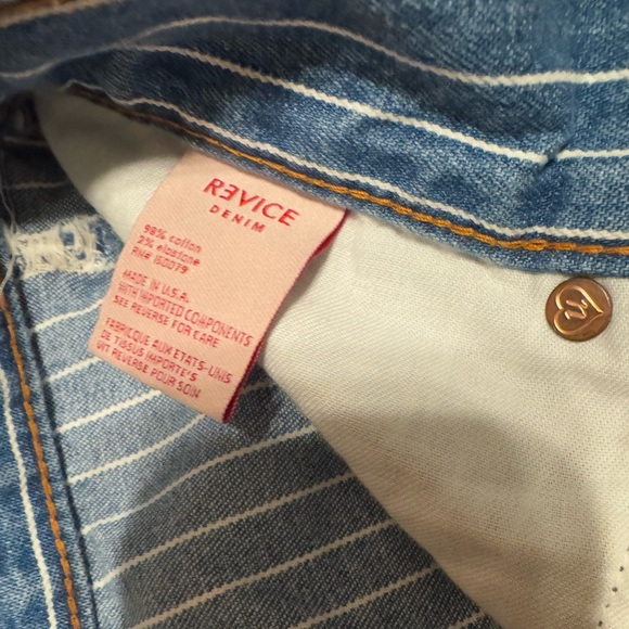 REVICE Flare Striped Star Butt Jeans - Picture 5 of 9